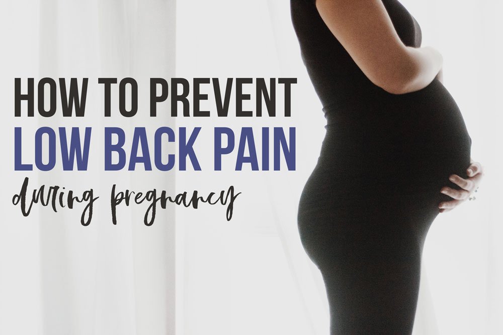 How to relieve back pain from pregnancy