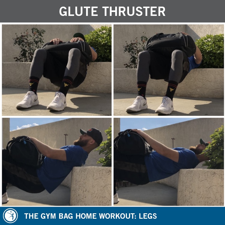 Gym Bag Home Workout – Legs7