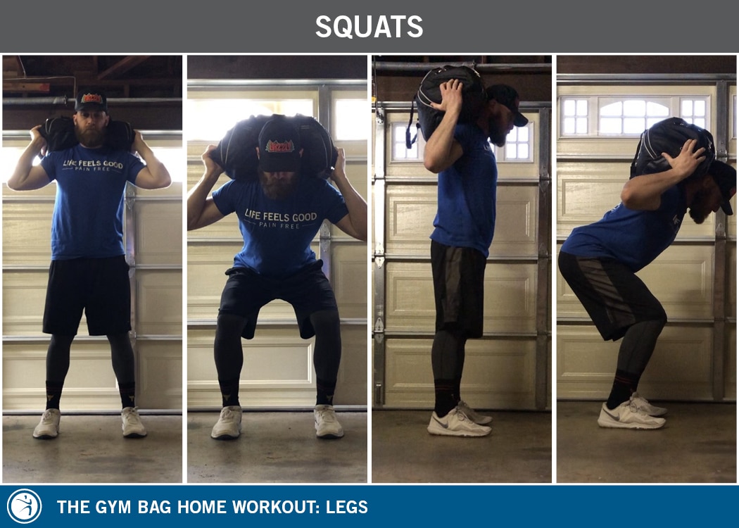 Gym Bag Home Workout – Legs9